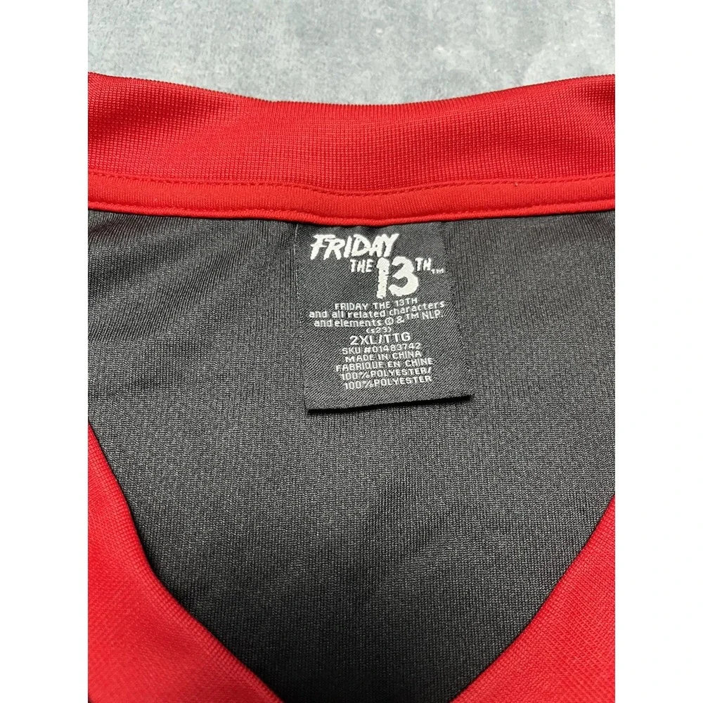 Friday the 13th Jason Jersey Shirt Men's 2XL Long Sleeve Pullover Horror Graphic - Picture 2 of 7